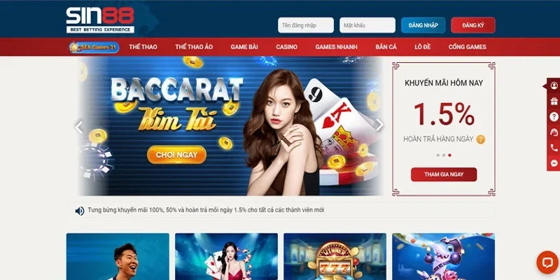Đăng ký tài khoản Sin88 nhanh chóng với 5 bước